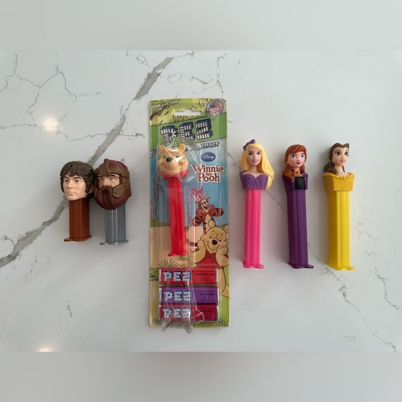 PEZ Collection set 6, Winnie the Pooh NIP, lord of the rings and Disney princess - Picture 1 of 3